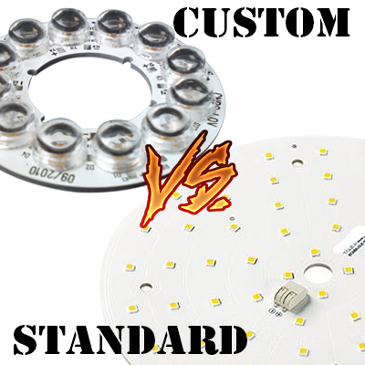 Module LED sur mesure Vs Module LED standard